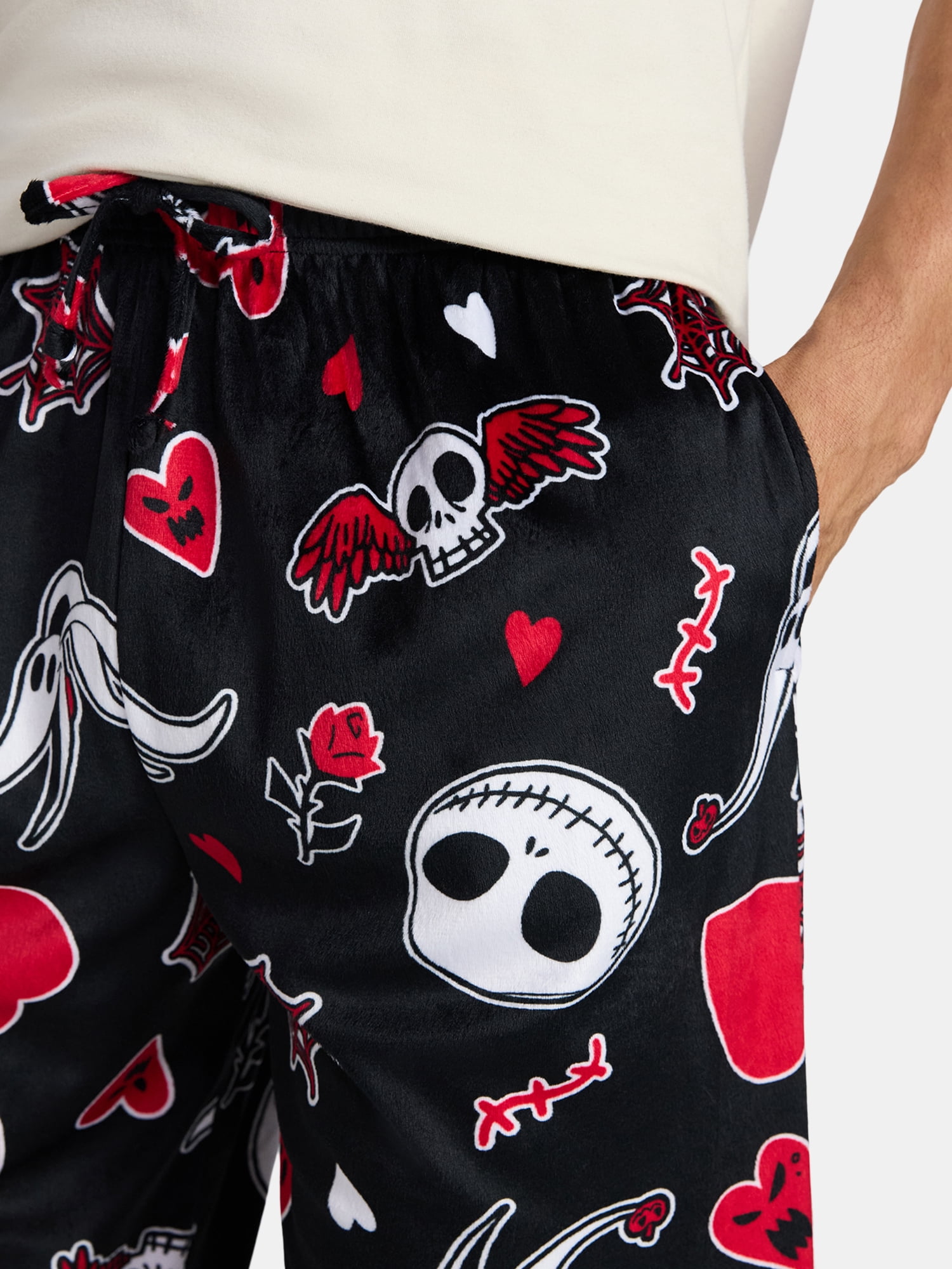 Nightmare Before Christmas Men's Valentine's Day Sleep Pants, Sizes S-2XL