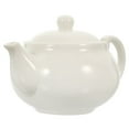 thumbnail image 1 of KEINXS Ceramic Teapot White Ceramic Tea Pot Loose Tea Teapot for Home Restaurant Tearoom, 1 of 6