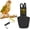 Black2, variant on GYTY   Bird Diapers Leash Set Washable Reusable Handmade Flight Suit Waterproof Inner Layer - Protective Parrot Nappy Clothes Parakeets Macaws Budgies Canaries (Black1,Sun Conure)
