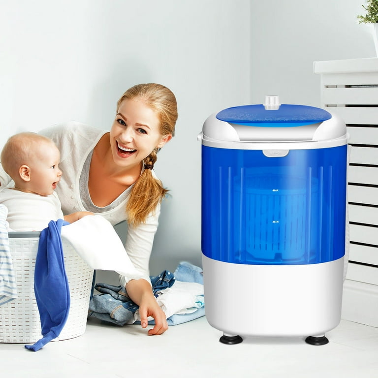 COSTWAY Portable Mini Washing Machine with Spin Capacity 5.5lbs for Home  Apartme
