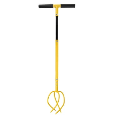 Pure Garden Twist Hand Tiller – Adjustable Height Manual Claw Cultivator Tool for Soil & Weeding