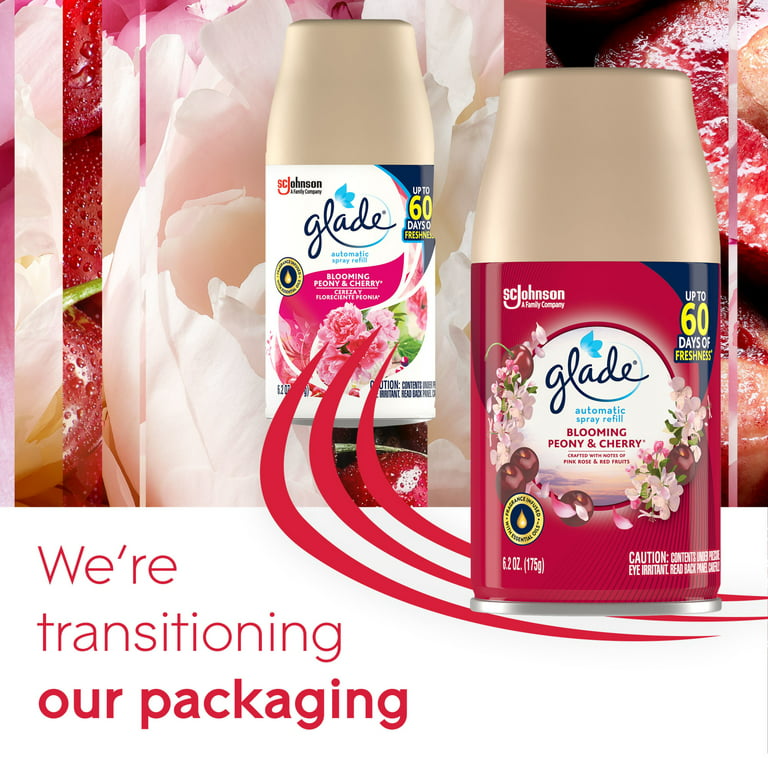 Glade Luscious Cherry and Peony Air Freshener - Recharge pour