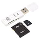 thumbnail image 1 of Lector de tarjetas 2 en 1 USB 3.0/2.0 Lector de memoria de tarjeta Micro SD TF Conveniente Durable, 1 of 9