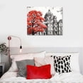 thumbnail image 4 of GOSMITH  black, white, and red contemporary wall art, Berlin street painting, romantic frame art, wall decoration prints, 4 of 4