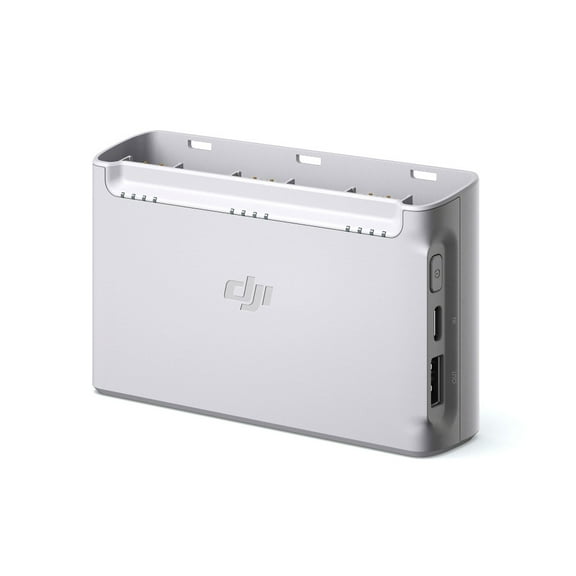 Bigcan Dual-Way Charging Hub for DJI Mini 2/SE Batteries – 3-Slot Sequential Charger and Power Bank Function, USB Output 5V/2A, Compact Travel Accessory with 72g Lightweight Design