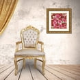 thumbnail image 3 of McKenna, Kathleen Parr 26x26 Gold Ornate Wood Framed with Double Matting Museum Art Print Titled - Holiday Happiness Pattern VI, 3 of 4