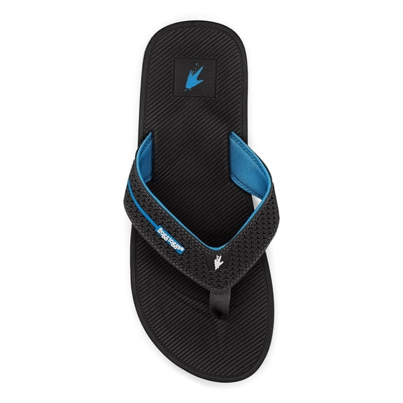 Frogg Toggs Flipped Out Sandals for Men, EVA Cushioned Flip Flops with Firm Grip Design, Gray, Size 7