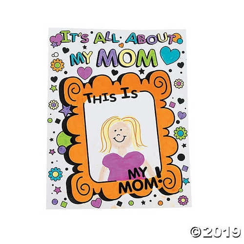 Color Your Own It s All About My Mom Giant Mother s Day Cards Walmart 