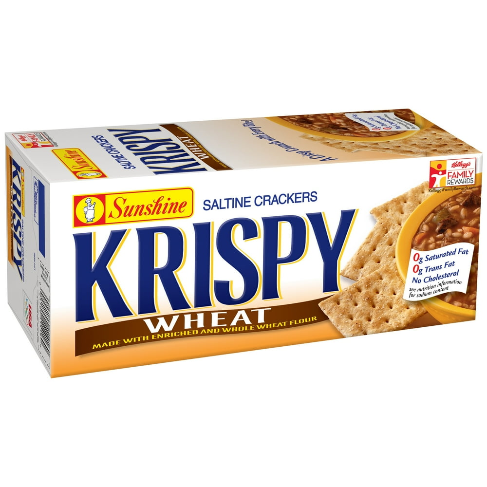 Sunshine Krispy Wheat Saltine Crackers, 16 Oz.