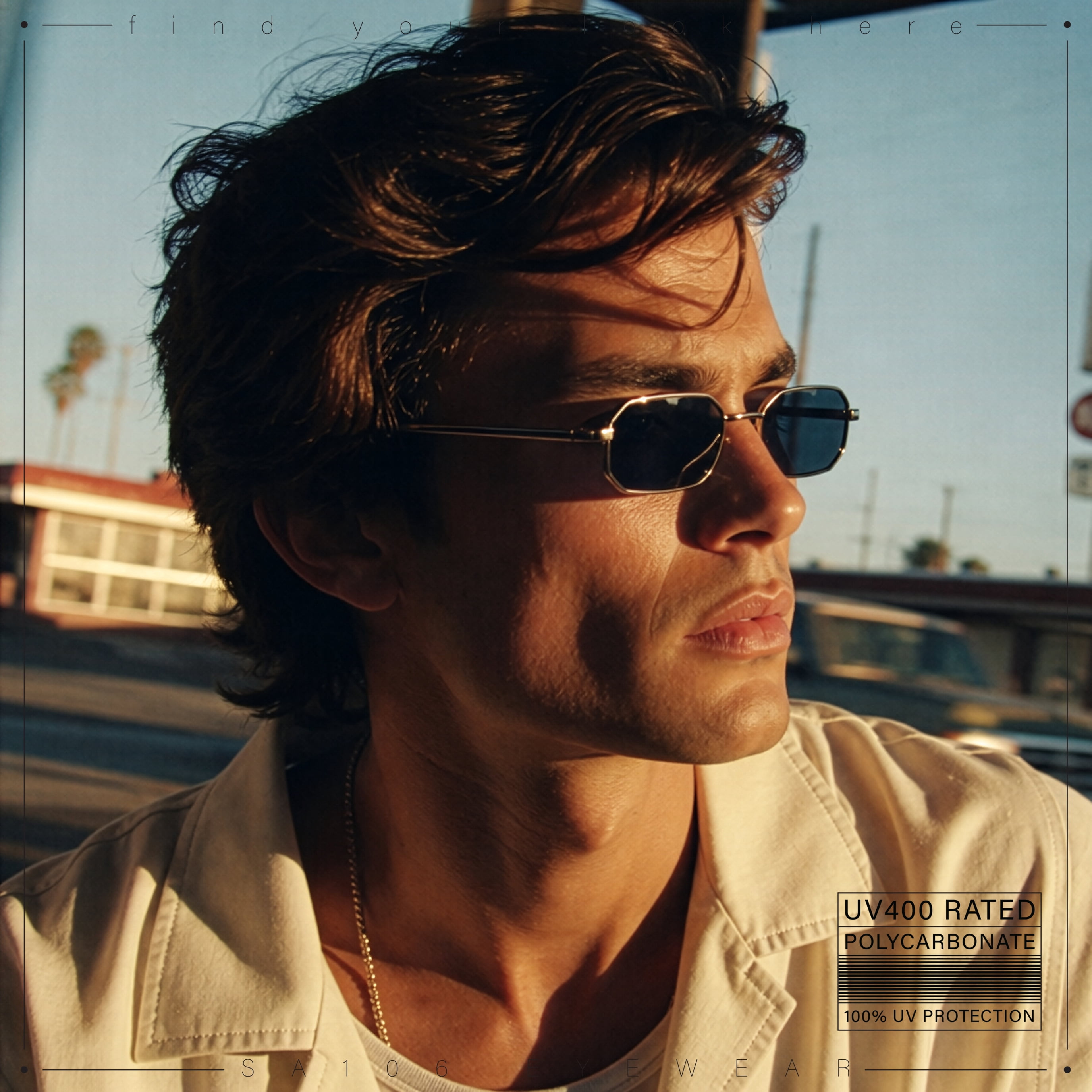【NEIGHBORHOOD】NARROW FRAME SUNGLASSES NEIGHBORHOOD NARROW FRAME SUNGLASSES Sunglasses - FRAME