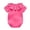 Hot Pink, variant on Chbgutlmr Girls One Piece Rompers Short Sleeve Ruffled Crew Neck Button Jumpsuits Casual Summer Cute Plain Romper(6-9Months,Beige)