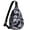 Black, variant on Anti-water Chest Bag Ramage Crossbody Sling Bag For Women