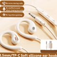 thumbnail image 2 of Typpkmm Wired Air Conduction Headphones with Type-C Open Ear Gaming Karaoke 3.5mm, 2 of 7