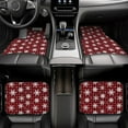 thumbnail image 6 of Cauagu Snowflakes On A Buffalo Plaid Christmas Pattern Car Floor Mat Set of 4,Car Carpet Mats Car Mats with Anti-Slip Backing & Driver Heel Pad Universal Fit for Cars/Trucks/SUV/Vans, 6 of 6