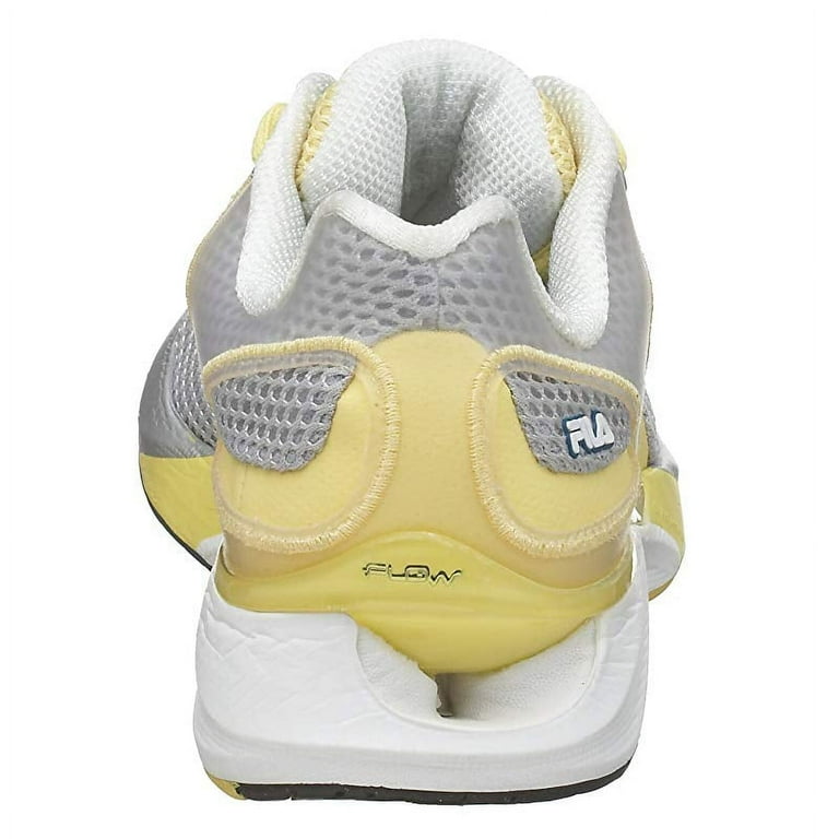 Fila Women s Flow Asylum Performance Running Shoe Silver Lemon