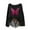 #040 Black, variant on Women's Breast Cancer Awareness Pullover Top, Cotton Kitted Sweater Pullover Tops, Size: S-2XL
