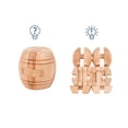 thumbnail image 3 of Rompecabezas inteligente de madera con diseño de barril de China para niños, 3 of 8