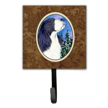 Caroline's Treasures English Springer Spaniel Leash Holder and Key Hook
