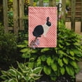 thumbnail image 2 of Caroline's Treasures BB7958GF Dutch Rabbit Pink Check Flag Garden Size , Small, multicolor, 2 of 3