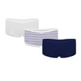 thumbnail image 2 of Bóxer Hanes Panties para Mujer, Cotton Stretch Tonos Morados 3 Piezas Talla EG/8, 2 of 4