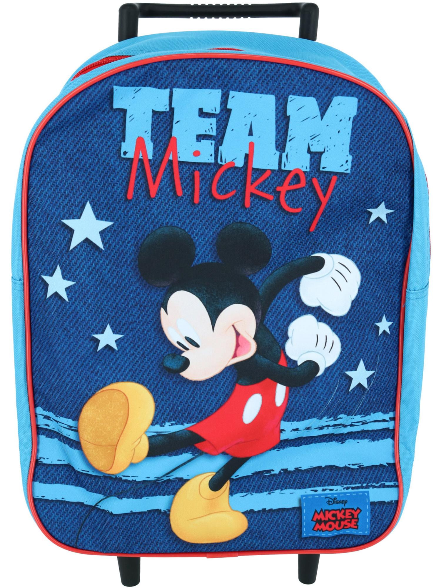 mickey mouse rolling luggage for kids