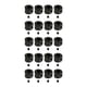 thumbnail image 1 of Adaptador Hexagonal de Cubo de Rueda Combinador de Metal de 20 Piezas de 5 mm Una 12 mm para D12 C14 C24 B14 B16 MN D90 D91 RC Coche Piezas de Actualización, Negro, 1 of 5