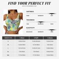 thumbnail image 4 of Rateoe Shell Clam Print Womens' Sports Bras Scoop Neck Sports Vest- Padded U Back Seamless High Impact Support, 4 of 7