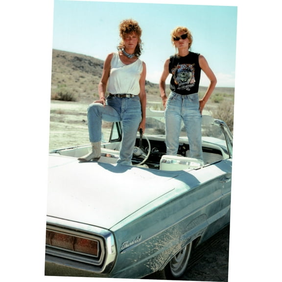Thelma And Louise Movie Poster Metal Plaque 8Inx12In Metal Print 8x12 Square Adults Best Posters