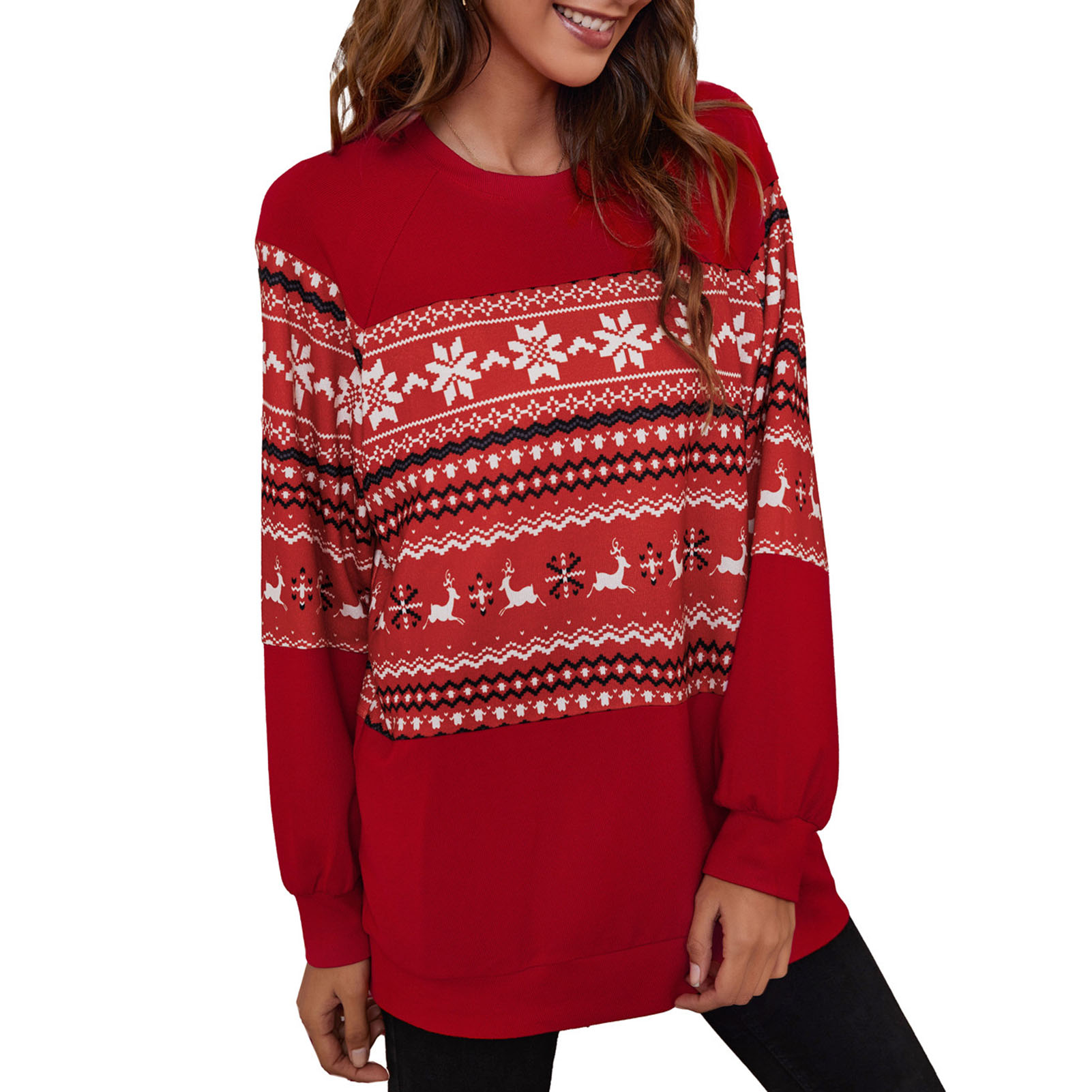Ladies christmas sweatshirts uk Clearance
