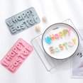 thumbnail image 5 of Moldes para fondant YONGSHENG utensilios para hornear letras de Pascua feliz, 5 of 5