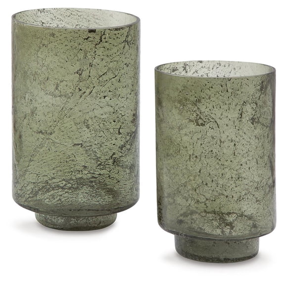Signature Design by Ashley Clarkton Candle Holder Set (Set of 2), Green