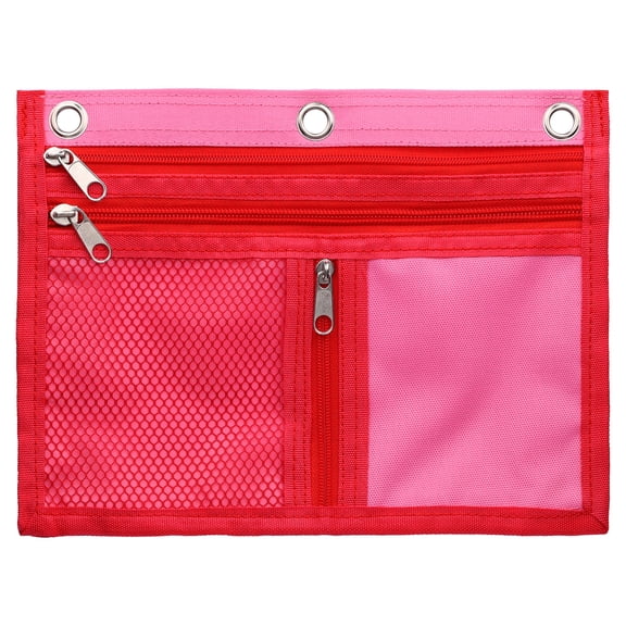 Pen+Gear Expandable Binder Pouch, Pink