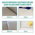 thumbnail image 3 of Deep-Conditioning Multipurpose Leather Care Balm, Leather Furniture Repair Paste, Leathers Cleaner Cream &Cleaning Paste, Natural Finish Protector for Sofa, Car Seats, Leathers, 3 of 7