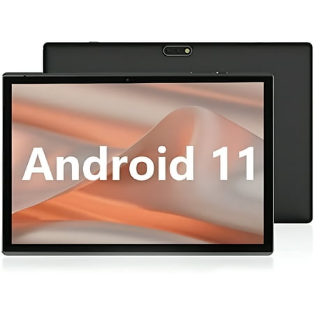 10 Inch Tablet, Google Android 11 Tablet, Quad-Core Processor Tableta Computer with 32GB ROM 2GB RAM 8MP Camera WiFi BT 10.1 in HD Display, 6000mAh Long Battery Life Tablet.