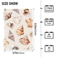 thumbnail image 2 of FORMRS 1-Subject Spiral Notebook 8" x 5" College Ruled 60 Refillable Sheet A5 Hard Cover, Red Watercolor Seashells, 2 of 7