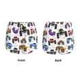 thumbnail image 6 of Uemuo Cartoon Monster Trucks1 Pattern Women's Athletic Shorts High Waisted Running Shorts with Liner Pockets Gym Elastic Workout Shorts-Small, 6 of 9