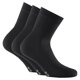 thumbnail image 1 of Rohner Basic Calcetines unisex, paquete de 3 - Soft Touch, calcetines cortos, mezcla de viscosa Negro 39-42, 1 of 3
