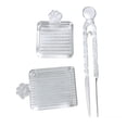 thumbnail image 1 of Fiocias 3-Piece Bead Collection Tray for Melting Beads, Sorting Tray for 2.6mm Beads, Creative Organizer Accessory in PP, Practical Sorting Function, Suitable Clear, 1 of 8