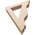 thumbnail image 6 of Ekena Millwork 3 1/2"W x 24"D x 32"H Funston Traditional Rough Cedar Woodgrain TimberThane Bracket, Primed Tan, 6 of 6