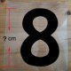 thumbnail image 3 of Parches termoadhesivos de color rojo y negro de 5 a 23 cm con letras para hacer tú mismo, para camisetas de baloncesto, fútbol y ropa, 3 of 5