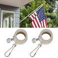 thumbnail image 4 of XINYUAN 2xFlag Pole Rings Rotating Flagpole Flag Mounting Rings Carabiner H4Y8 Kit 2024 R3T2, 4 of 9