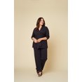 thumbnail image 5 of Seek No Further Women’s Plus Size ¾ Sleeve Stretch Ponte Jacket, 5 of 9