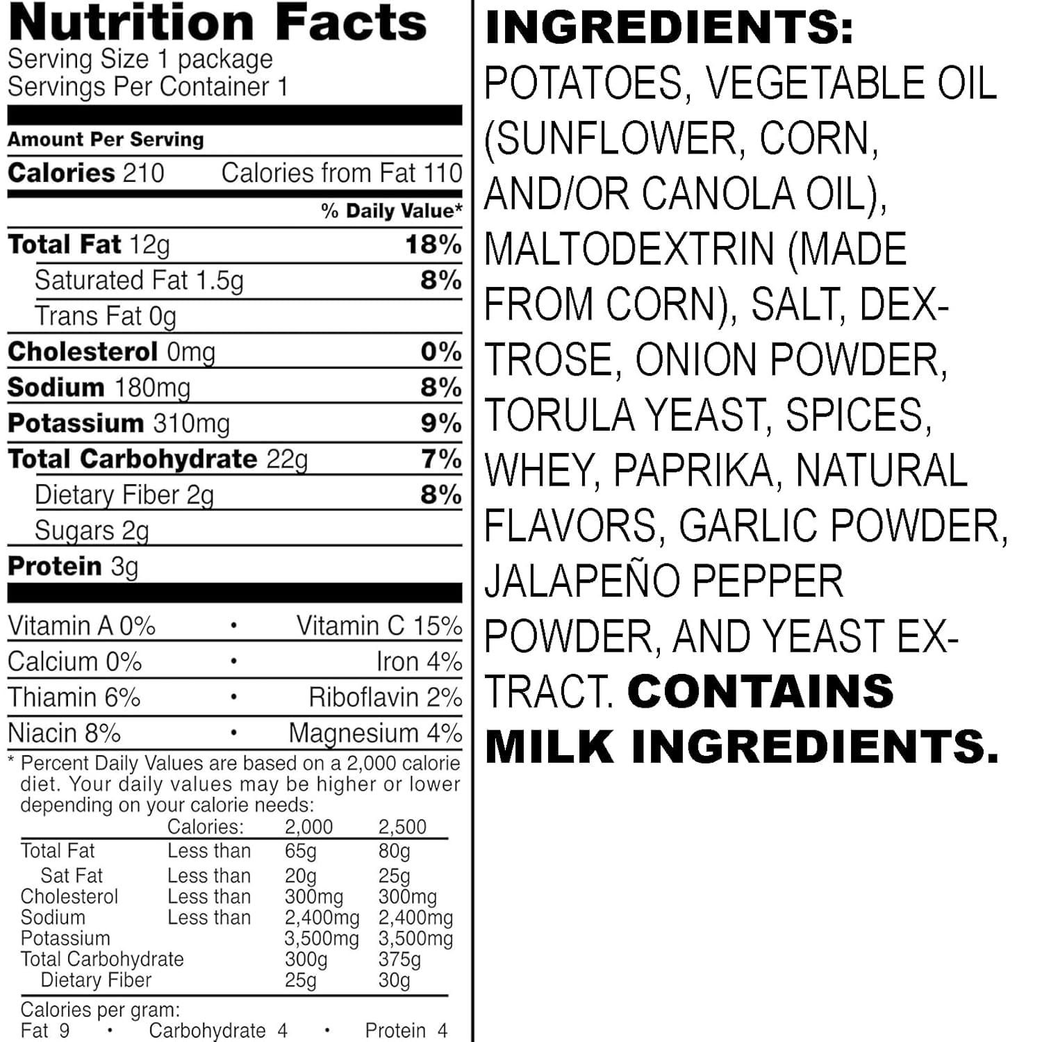 Miss Vickie's Jalapeno Potato Chips, 1.375 Oz Bags, Pack of 12, Bundled By Shoppyway