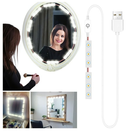 

【JCXAGR】 Dressing Table Led Light USB Stepless Dimming Bathroom Vanity Mirror Front Light