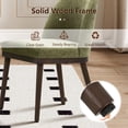 thumbnail image 5 of AFO Modern Parsons Upholstered Fabric Dining Chairs Set of 2 for Dining Room Kitchen, Green, 5 of 6