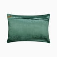 thumbnail image 3 of Teal Blue 12"x20" (30x50 cm) Lumbar Throw Pillow Covers, Velvet Damask & Beaded Pillow Cover Couch, Damask Pattern Modern Style - Enchanted Damask, 3 of 3