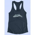 thumbnail image 3 of Cetacea Sei Whale Racerback Tank Women -June Erica Vess Designs, Female x-Large, 3 of 4