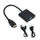 thumbnail image 2 of Cable de alimentación de audio compatible con HDMI a VGA convertidor macho hembra con + negro, 2 of 6