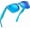 Translucent Electric Blue | Revo Ice Blue Lens, variant on Translucent Frame Colorful Neon 80s Sunglasses for Men Women Reflective Mirrored Sun Glasses