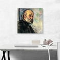 thumbnail image 2 of ARTCANVAS Self-Portrait 1895 Canvas Art Print by Paul Cezanne - Size: 18" x 18" (0.75" Deep), 2 of 9